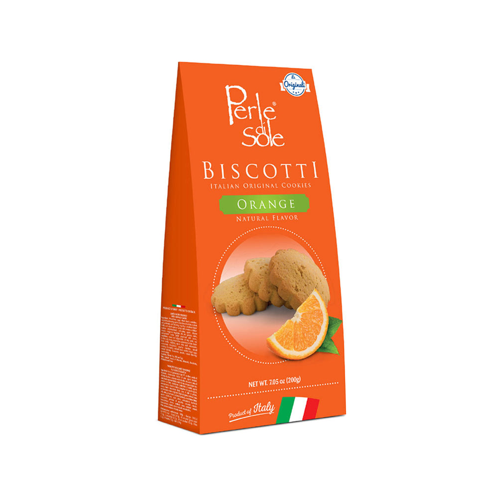 Orange flavored biscuits