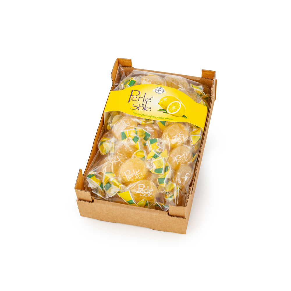 Lemon flavored jellies in a box